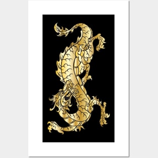 Gold Dragon 08 Posters and Art